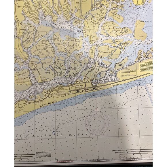 Waterproof Chart # 59-2 Sides-Soundings in Feet/GPS Loran - Picture 9 of 10